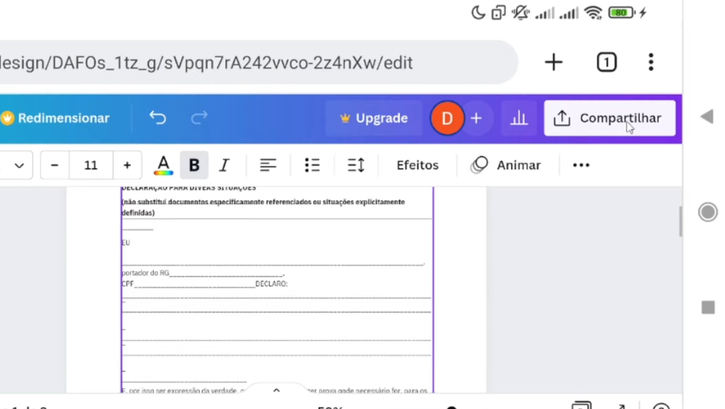 #12 - Clicando em Compartilhar - Dicas do Aprendiz