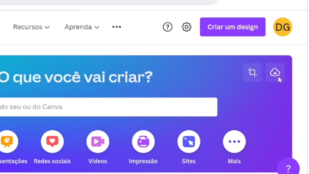 #5 - Clicando no botão de importação de arquivo