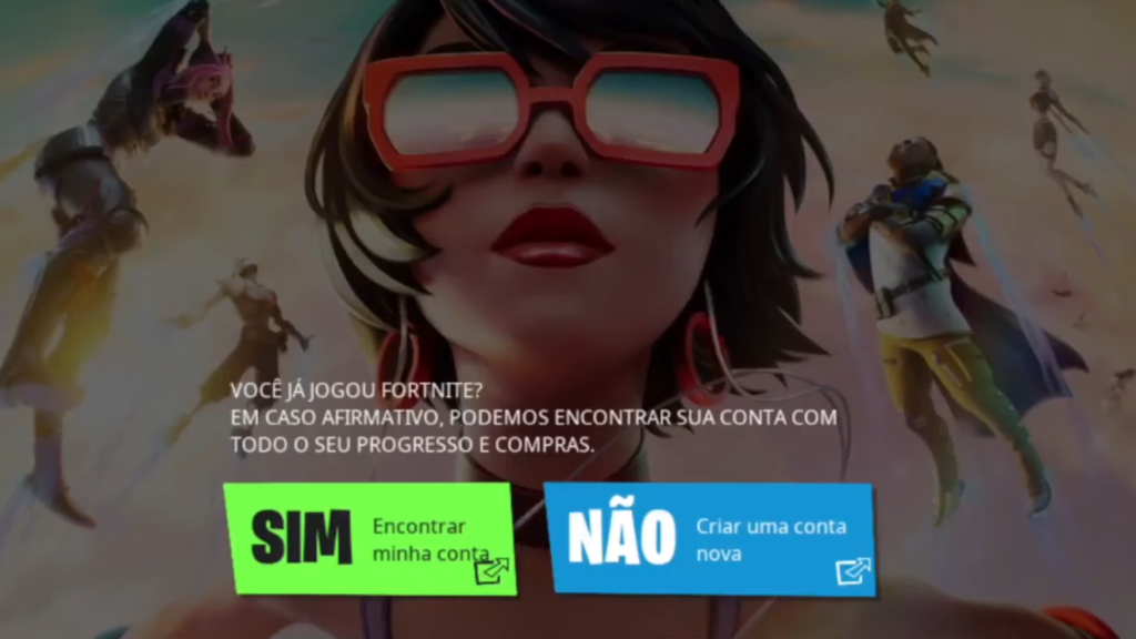 Configurações Iniciais do Fortnite