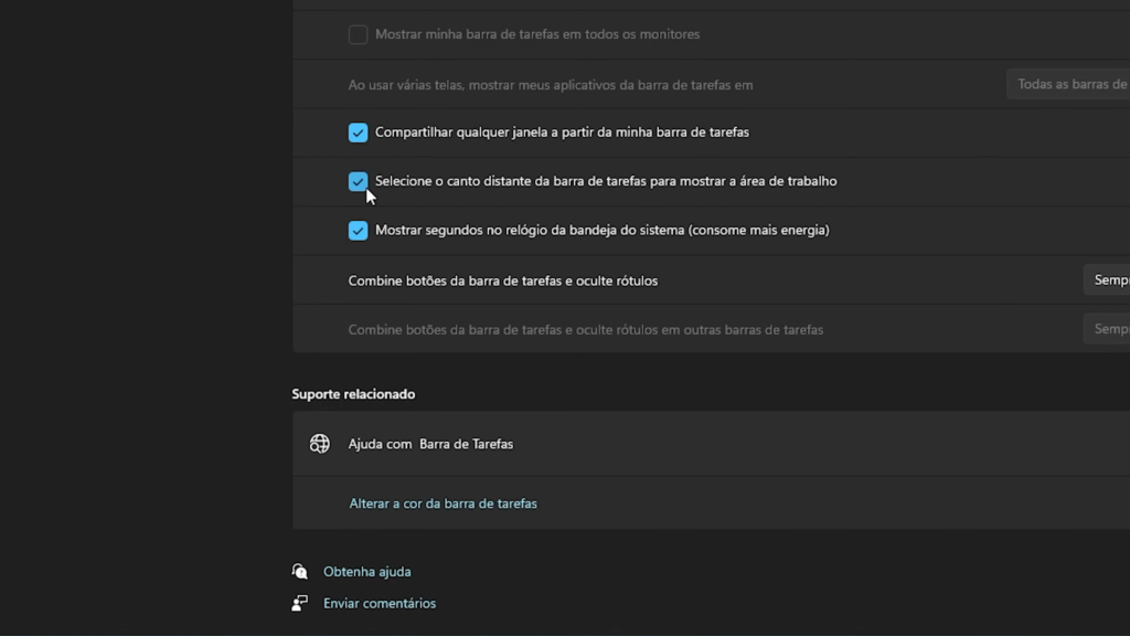 Como Voltar Para Área de trabalho Clicando no Canto da Tela - Windows 11