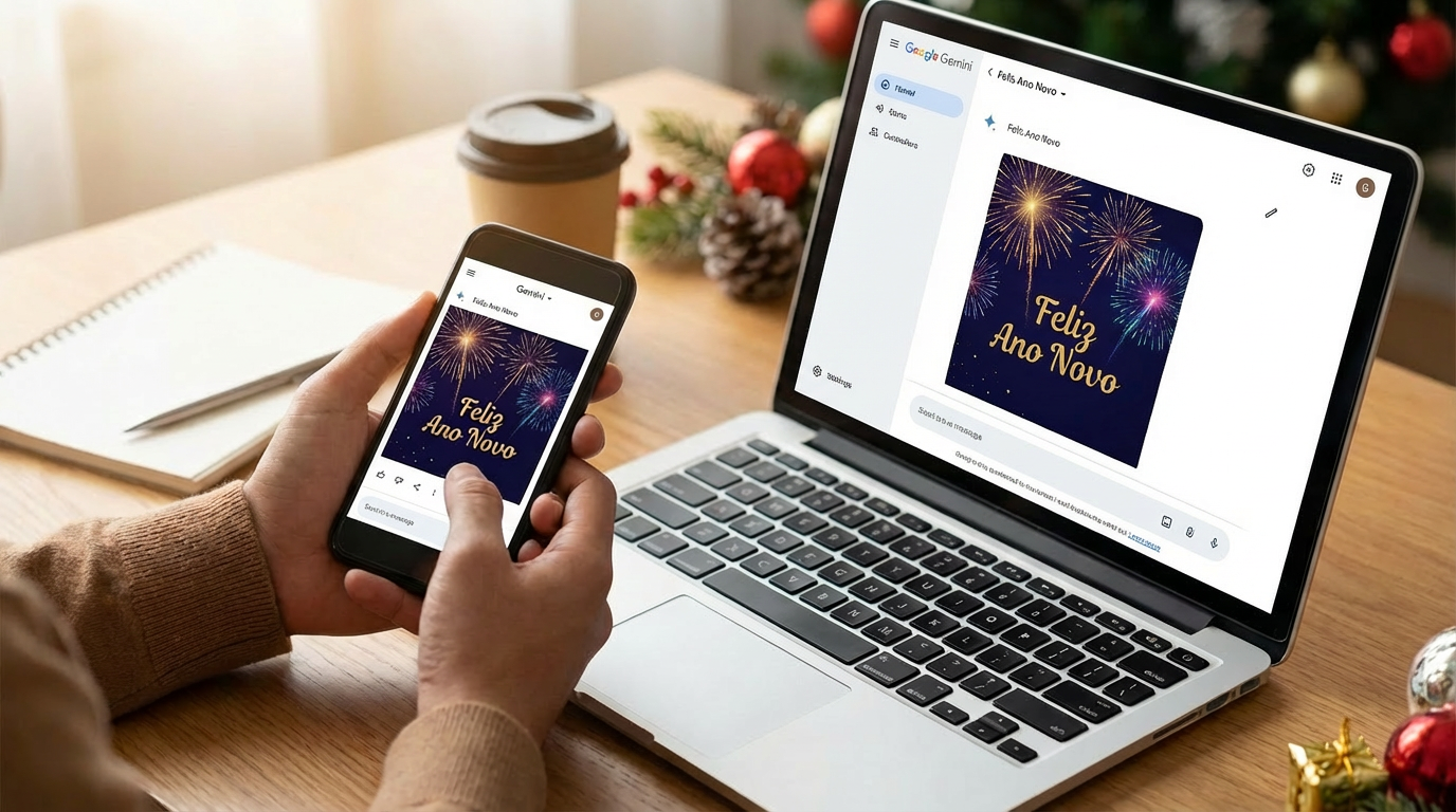 Leia mais sobre o artigo Como Criar Cartões de Ano Novo com IA: Tutorial Completo (2026)
