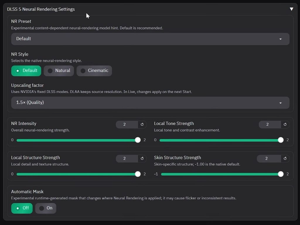 configurações neural rendering - dlss 5 em vídeos do youtube